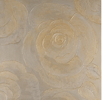 Bild PEARL ROSE 100x100cm