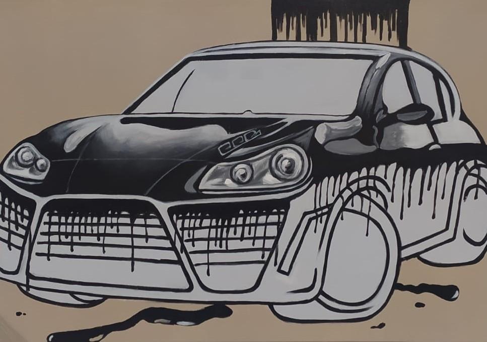 Bild PORSCHE 100x70cm