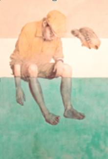 Bild IBIZA BOY grün 100x150cm