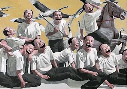 Bild CHINESISCHE MÄNNER 150x100cm