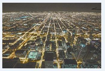 Bild STADT IN DER NACHT II 150x100cm