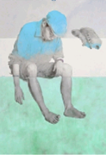 Bild IBIZA BOY grün 50x70cm