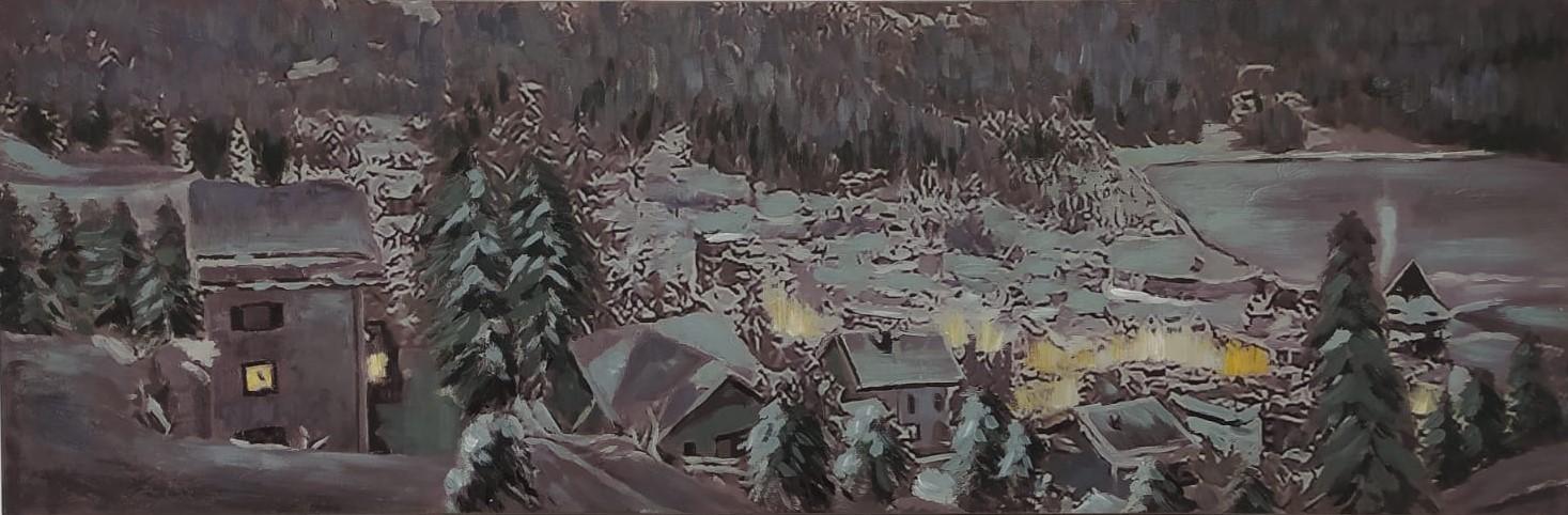 Bild BERGE v 120x40cm
