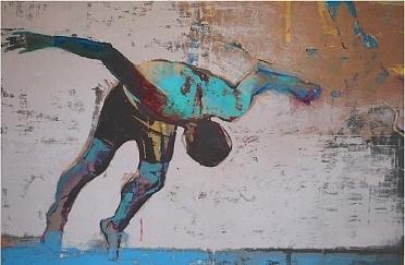 Bild SWIMMER 70x50cm