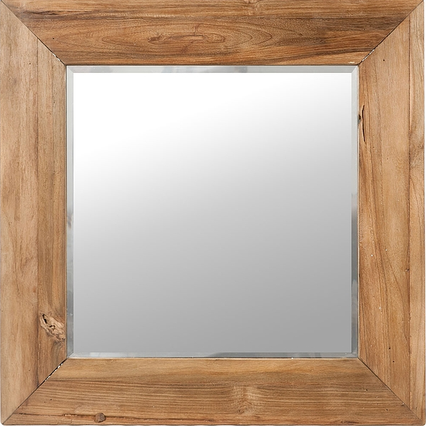 Mirror TEAK 90x90cm