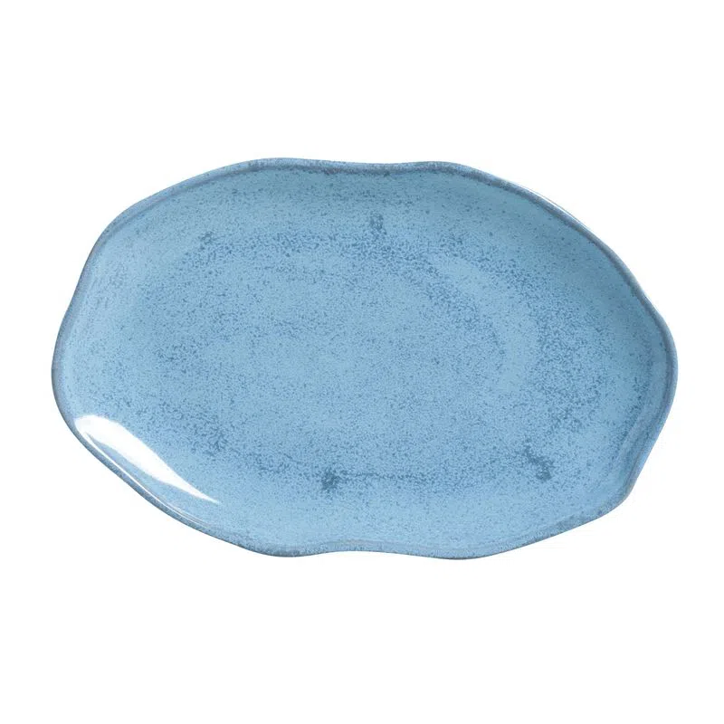 Teller BREEZE organische Form 30x20cm
