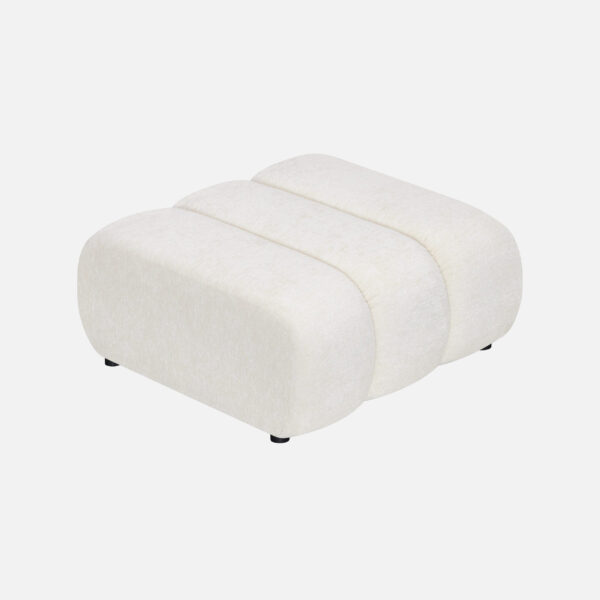 Pouffa GLORIA Element für modulares INSEL-SOFA beige